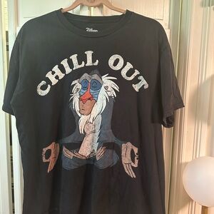 Disney Chill Out Graphic T-Shirt - Black
